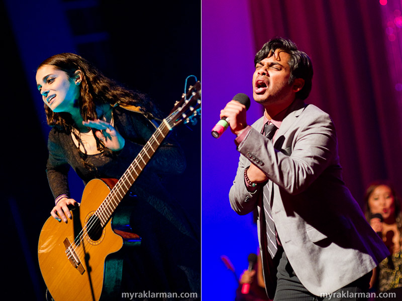 FutureStars 2012 | While the judges deliberated, we got to see past FutureStars in action. 2009 winner Amelia Franceschi performed Heart of Gold, and 2007 winner Rohan Kymal performed Ain’t Too Proud to Beg. 