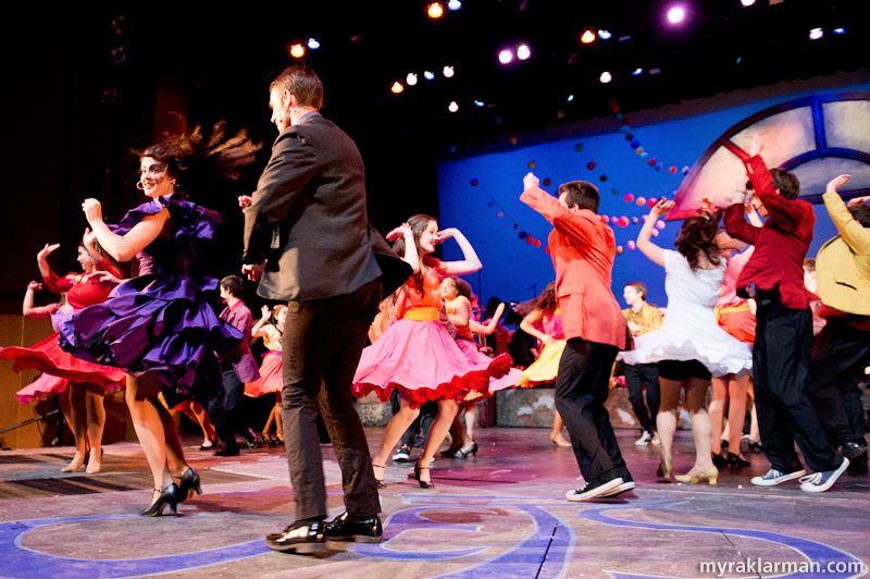 Pioneer Theatre Guild: West Side Story | “Dance at the Gym”: I love the Shark girls’ skirts.