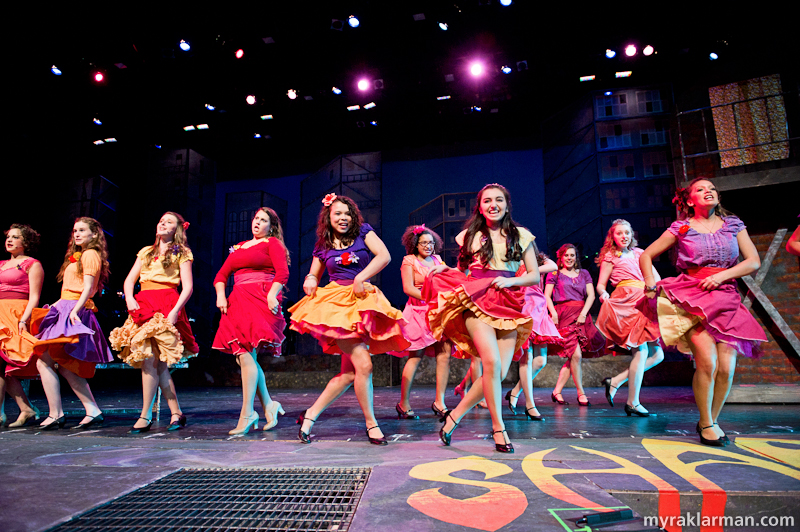 Pioneer Theatre Guild: West Side Story | The Shark girls in “America”