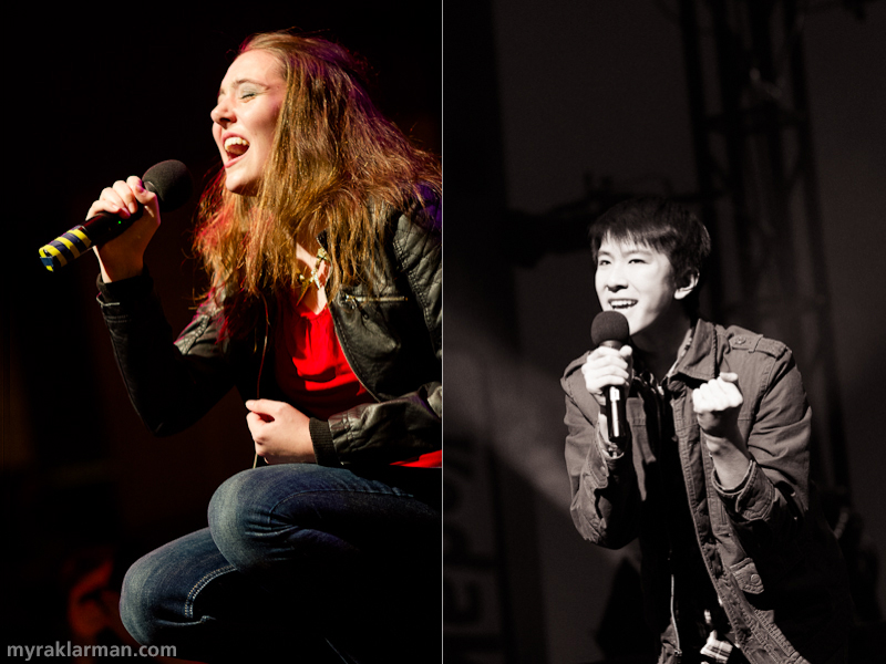 FutureStars 2013 | Kelsey Detering was fierce in Mercy. | George Lu, silky smooth, in A Change is Gonna Come. 