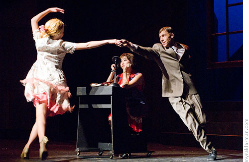 Pioneer Theatre Guild: Thoroughly Modern Millie | I’m Falling in Love with Someone  — Trevor Graydon and Miss Dorothy (Clare Eisentrout, Ashley Park, Jimmy Mero)