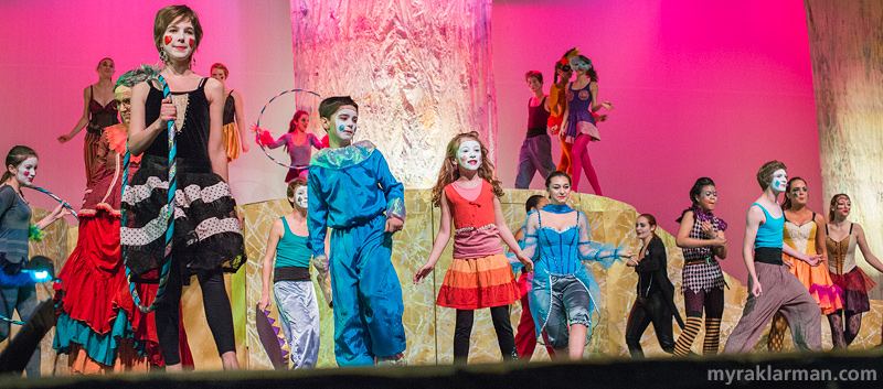 Pioneer Theatre Guild: Pippin | A few of the mini troupe members get their chance to shine front and center. They’ve got “parts to perform, hearts to warm.”