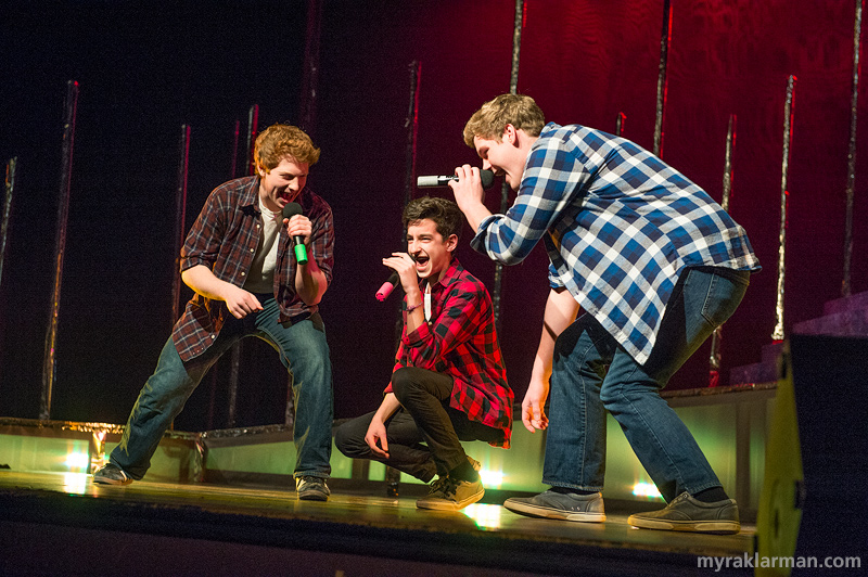 FutureStars 2014 | Oren Levin, Isaac Scobey-Thal, &amp; Austin Hadwick started off the show with Hanson’s “MmmBop.” The audience, of course, couldn’t help but sing along.