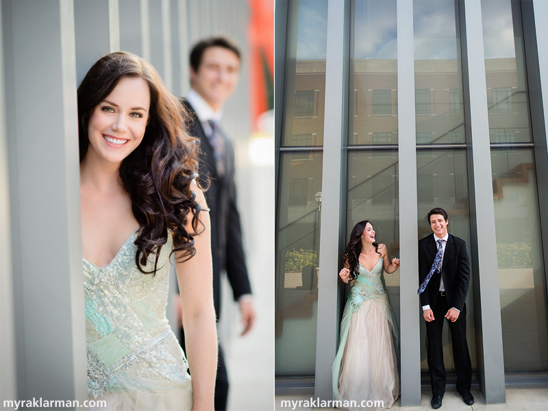 Tessa Virtue + Scott Moir: Fall 2013 Shoot | Beaming! (These were taken at the new wing of the University of Michigan Museum of Art).

