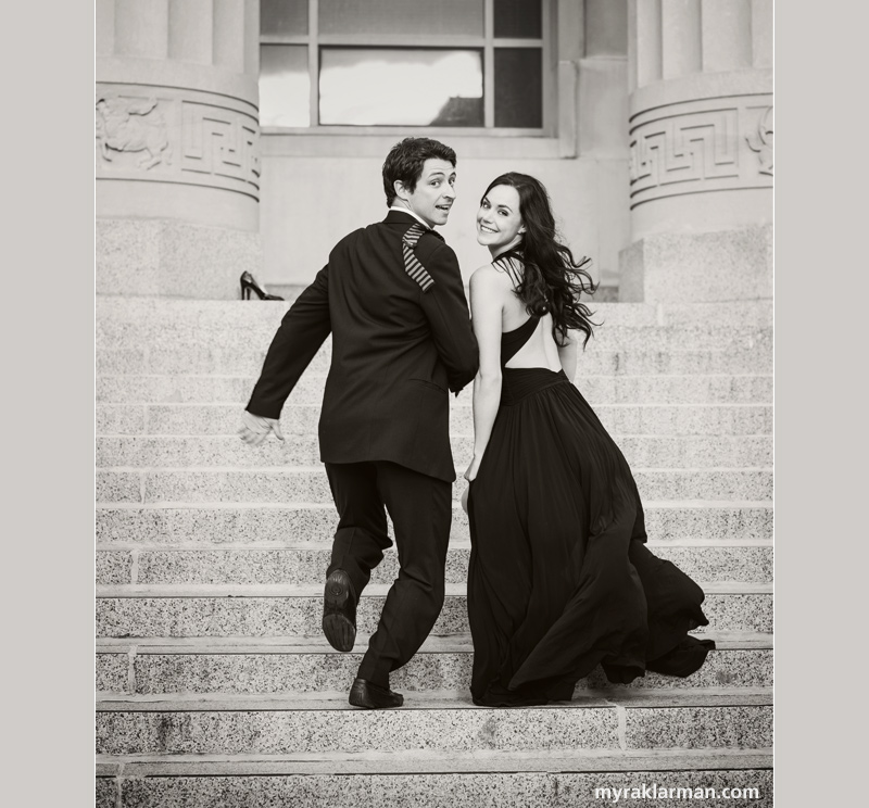 Tessa Virtue + Scott Moir: Fall 2013 Shoot | Running ahead toward whatever life has in store for them (not to mention, Tessa’s shoes) — fueled by all that has come before.