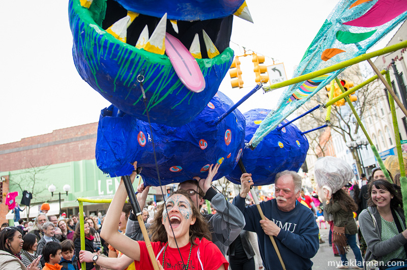 FestiFools 2014 | A closer look at Paris’s glee and the bug’s dental work.