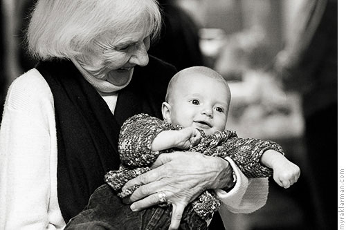 Burns Park Players: Beauty and the Beast | The oldest and youngest cast members — Fredda Clisham and Ben Worden.