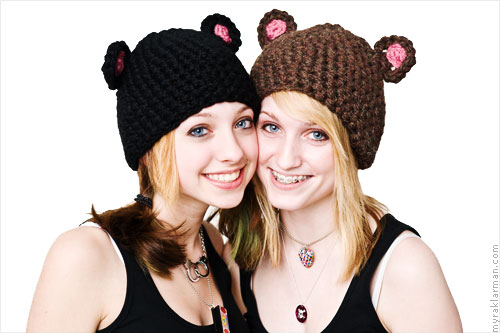 Mice + Bears + Frogs! Oy Veh! | Crocheted Mouse + Bear Hats