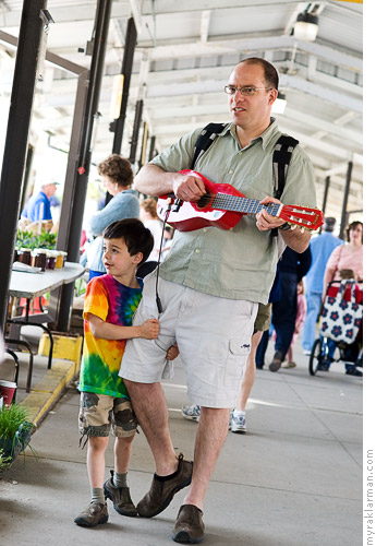 Kerrytown Motherfest 2008 | My boys serenaded all the moms.