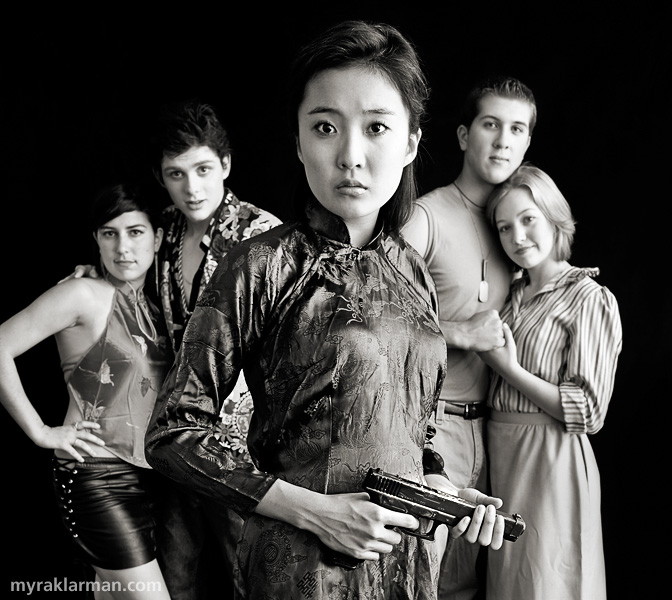 Pioneer Theatre Guild: Miss Saigon (Publicity Shoot) | Pioneer Theatre Guild, Miss Saigon, © 2008 Myra Klarman, Gigi (Sonya Major), The Engineer (Daniel Mozurkewich), Kim (Ashley Park), Chris (Tim Van-Riper), Ellen (Clare Eisentrout).