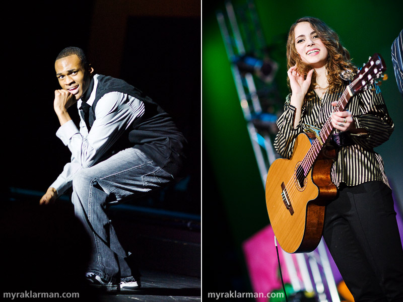 FutureStars 2009 | Dancer Julius Theophilus and singer/guitarist Amelia Franceschi shared this year’s first-place honors. The audience was wild for Julius’s hip-hop dance to Common’s Universal Mind Control. Amelia captivated us all with her soulful performance of Leonard Cohen’s Hallelujah.