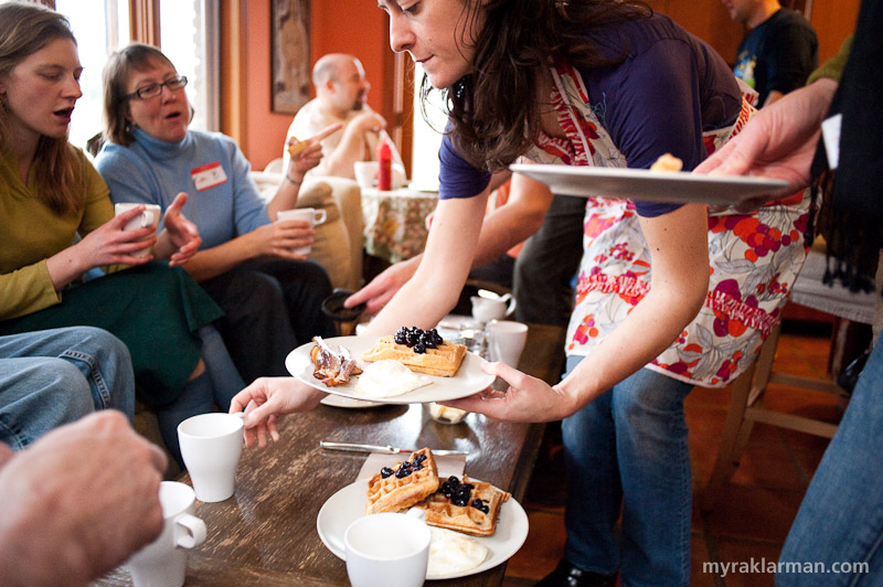 Selma Café: March 6, 2009 | OMG, those waffles look amazing. Let’s go in for a closer look…