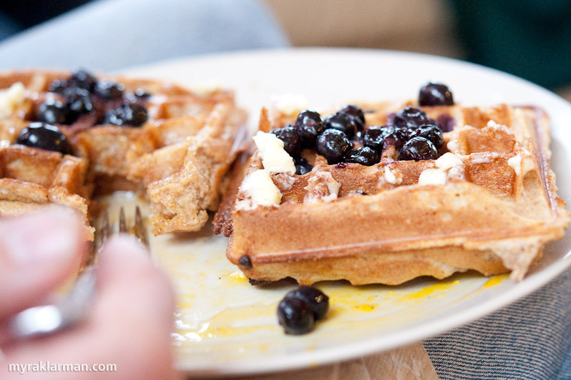 Selma Café: March 6, 2009 | Yes! This diner slathered butter into every single Cartesian compartment — exactly how all right-thinking persons enjoy their waffles.