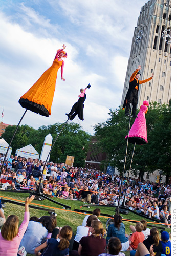 Ann Arbor Summer Festival 2007 | Strange Fruit at the end of a performance.