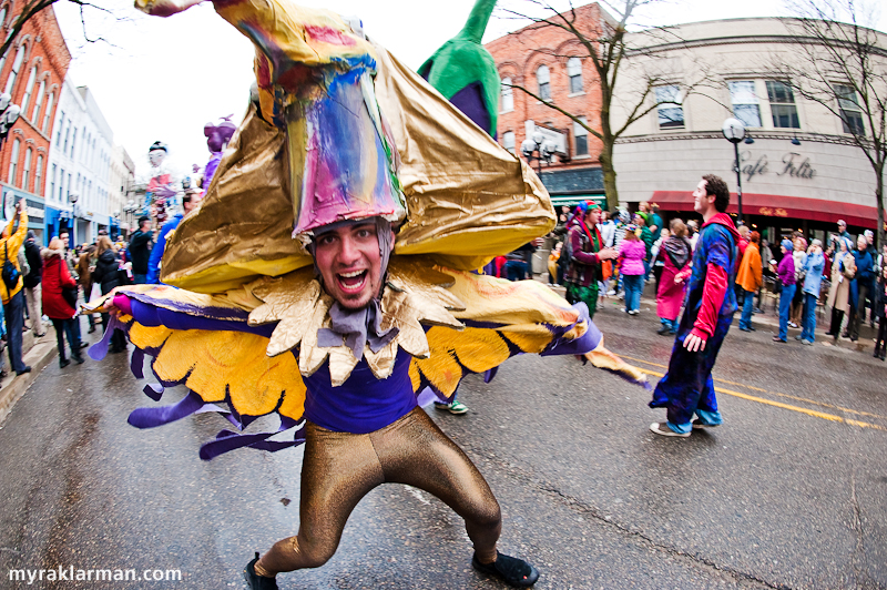 FestiFools 2009 | Dave Roston as the primordial goose laying the golden eggplant — or something like that. Okay, I’m not exactly sure what he was doing, but — whatever it was — it was pretty amazing.