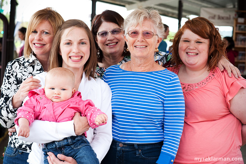 Kerrytown Motherfest 2009 | Last year I photographed the matriarch of this family and her two daughters. This year I got to photograph four generations! 