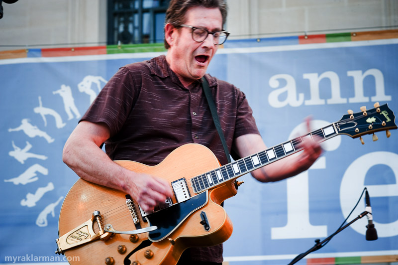 Ann Arbor Summer Festival 2009 | Rico suggested I shoot George Bedard with a slow shutter to capture the energy of his playing.