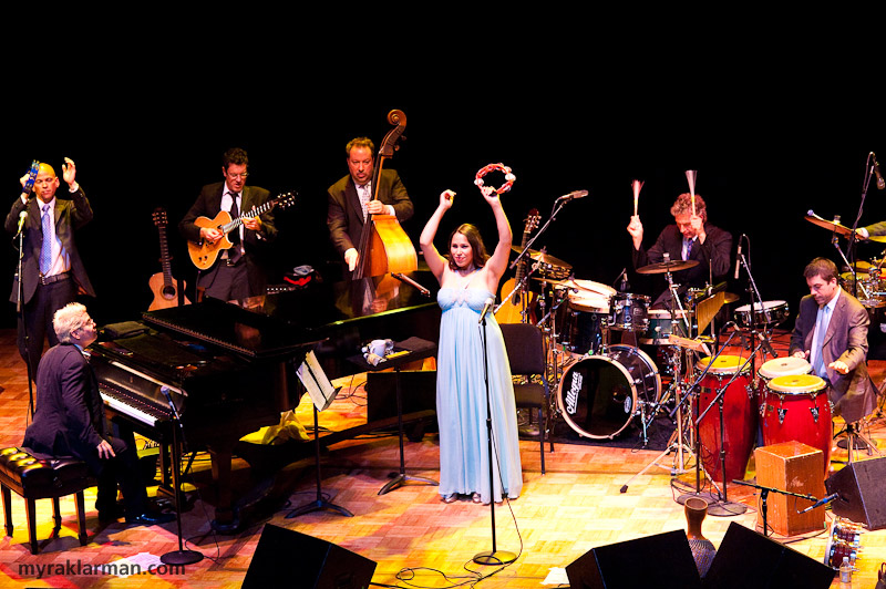 Ann Arbor Summer Festival 2009 | The lovely Pink Martini performed at Hill Auditorium — this was taken from the front of the mezzanine. 