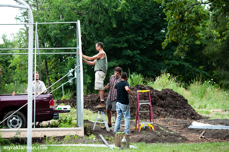 Hoop House Dreams | (l-r) Matt Burton, Jeff McCabe, Garin Fons, and Greg Willerer. 