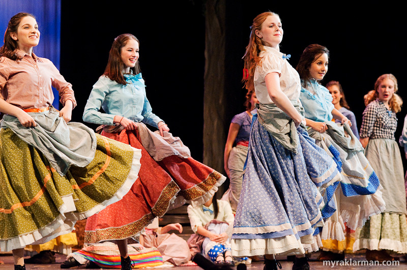 Pioneer Theatre Guild: Oklahoma! | Beautiful dancing led by co–dance captain Beth Lloyd (third from the left).