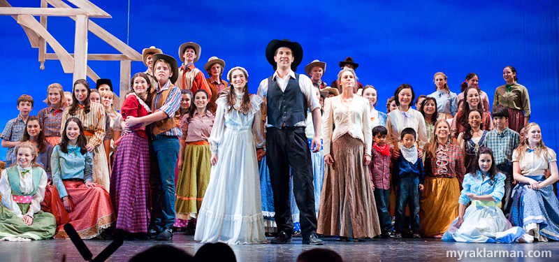 Pioneer Theatre Guild: Oklahoma! | The ensemble included several cowboys-in-training — i.e., younger siblings of Theatre Guild members.