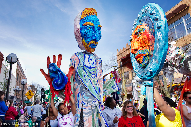 FestiFools 2010 | Van Gogh (accessory ear and mirror included), was the brainchild of Mark Tucker, FestiFools’ creative director. (Hi Jeri! Hi Joel!)