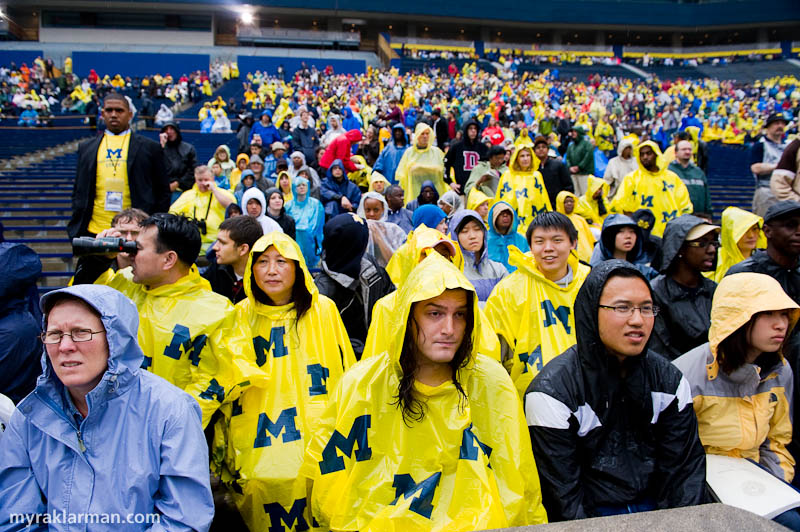 President Obama @ UM Commencement 2010 | Ponchoville