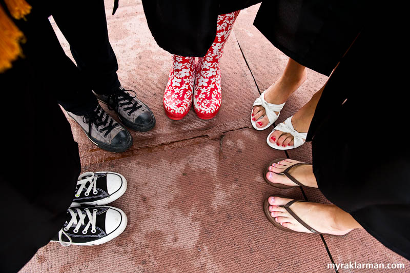 President Obama @ UM Commencement 2010 | The stormy weather on Saturday led graduates to don an interesting assortment of footwear. At some point in the late morning, Rico elbowed me in the ribs and said, “Murn, you gotta capture the ‘boots on the ground’ story.”