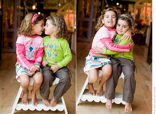 Fashion Shoot: Elephant Ears in Kerrytown (Fall 2007) | Scalloped bench courtesy of Found.