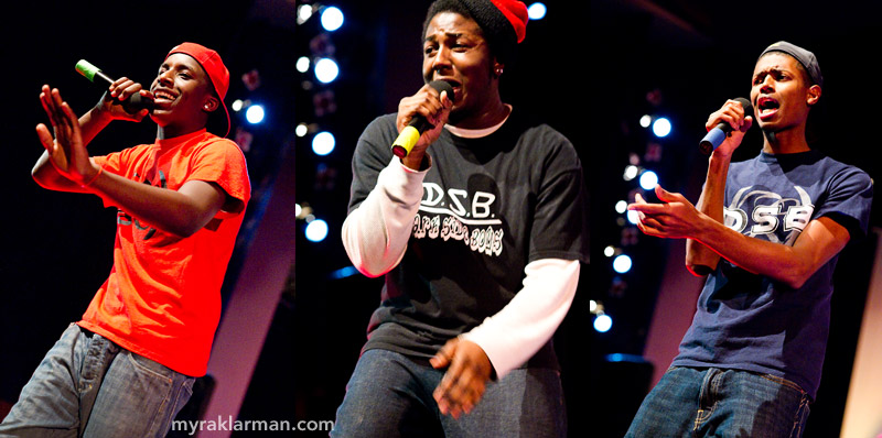 FutureStars 2011 | Mani Herring, Anthony Porter, and Cameron Inniss (a.k.a. Dark Street Boys, a.k.a. DSB) perform Gold Digger. 