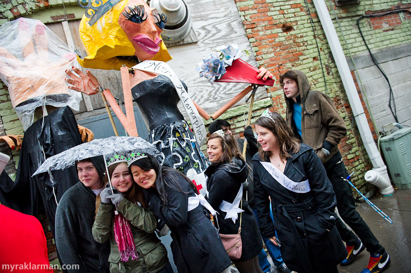 FestiFools 2011 | Miss Metamorphosis and her entourage pose “backstage.”