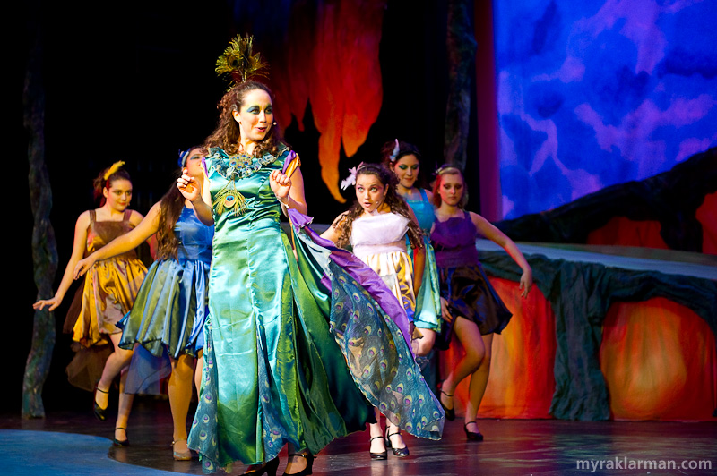 Pioneer Theatre Guild: Seussical | The poised and proud Mayzie La Bird (Victoria Reackhof) revels in her wondrous colors in “Amazing Mayzie.”