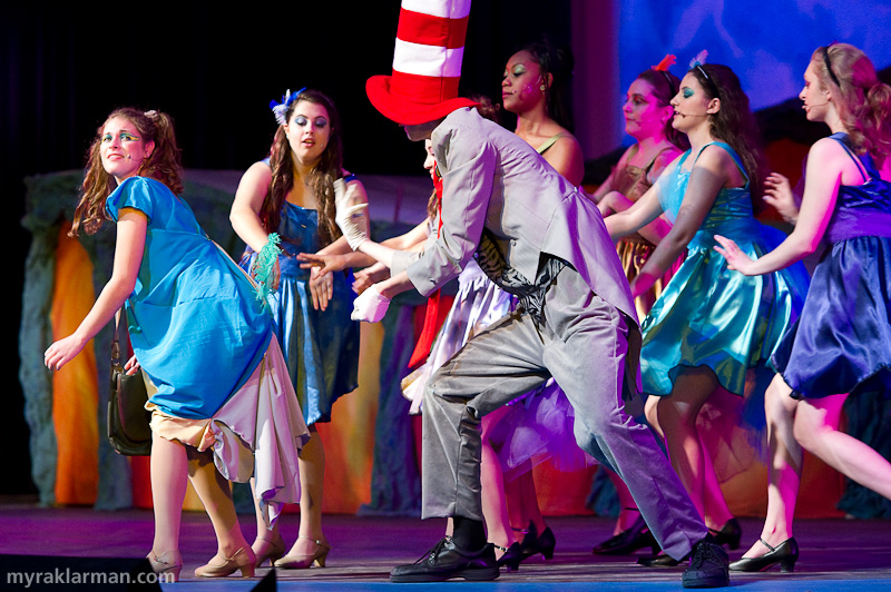 Pioneer Theatre Guild: Seussical | Gertrude (Mara Abramson) is delighted to have her old tail back and enumerates everything she’s done for Horton, “All For You.”