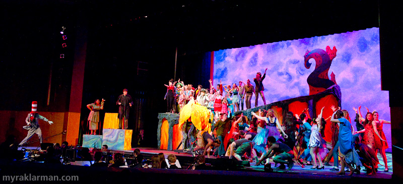 Pioneer Theatre Guild: Seussical | Mayhem ensues as Horton pleads with the Whos to make themselves heard before the Jungle Animals boil Whoville in a hot steaming kettle of beezlenut oil.